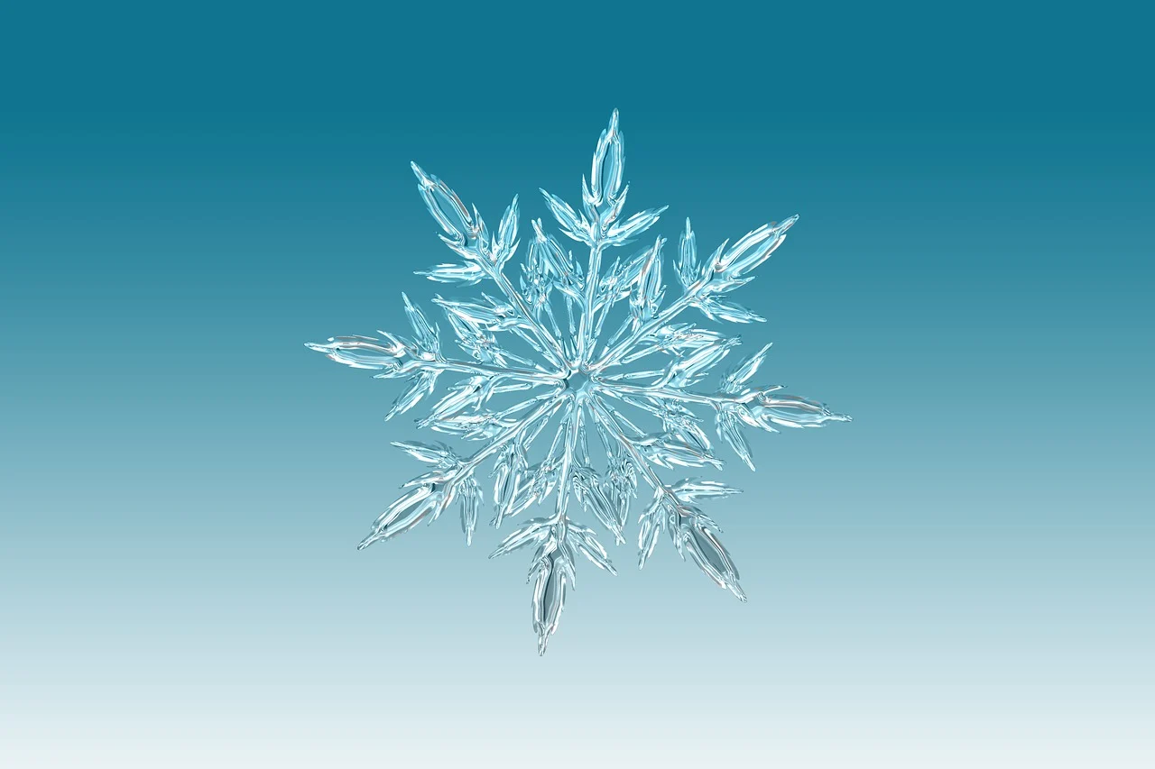 Pic - Light Blue Snowflake